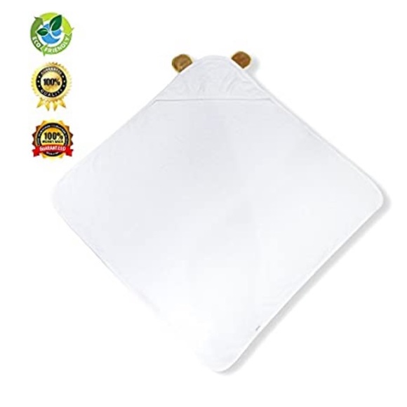 Jinee Organic Hooded Baby Towel Ultra Soft… - Picture 3 of 7